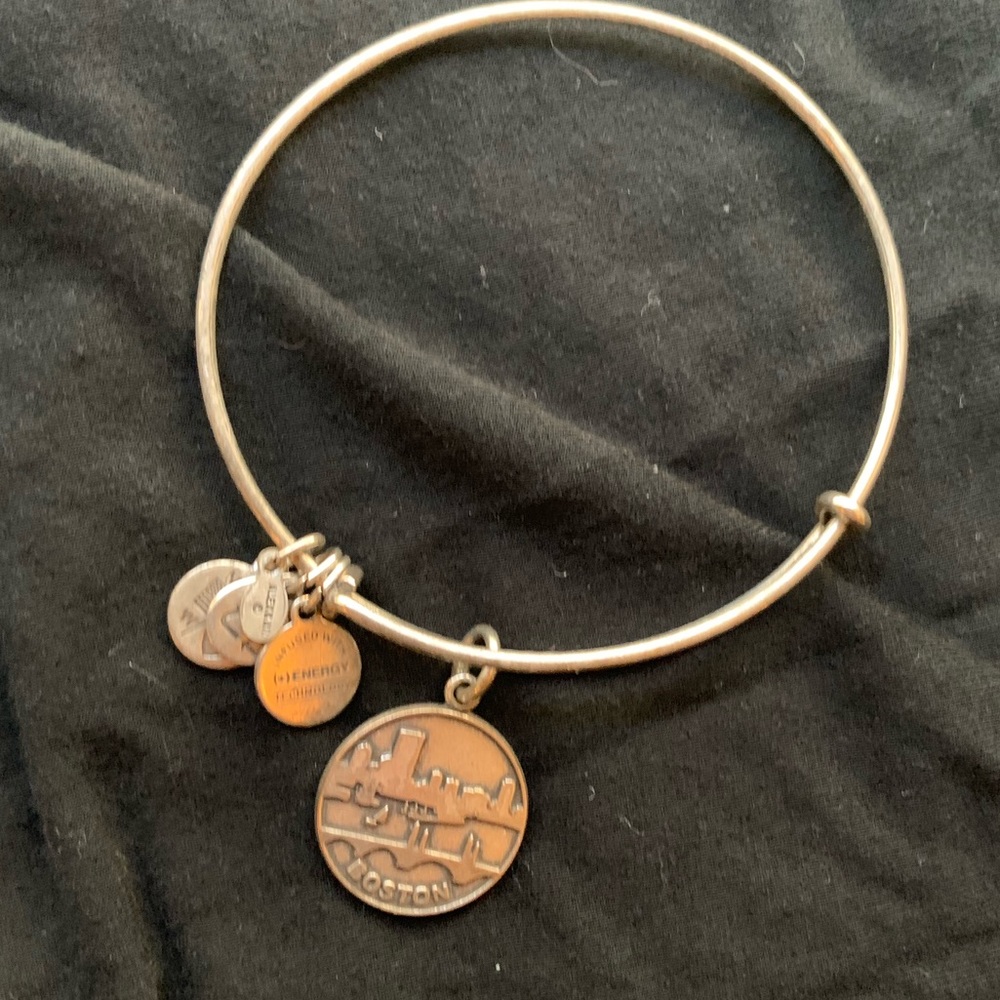 Alex and Ani Boston Skyline Silver Bracelet